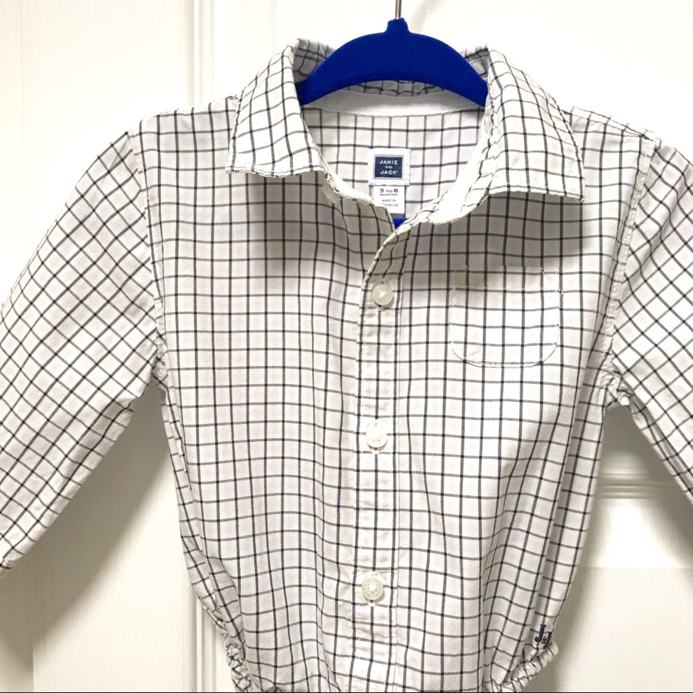 Janie and Jack button down Bodysuit